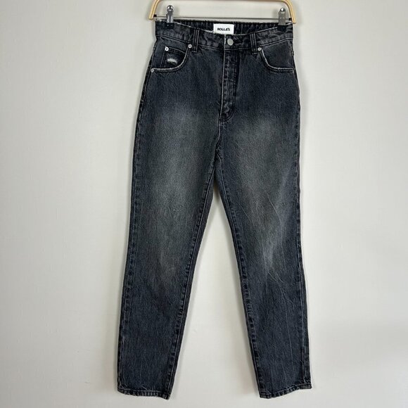 Rolla's Dusters High Rise Relaxed Dark Wash Jean Size 26 - Picture 1 of 8